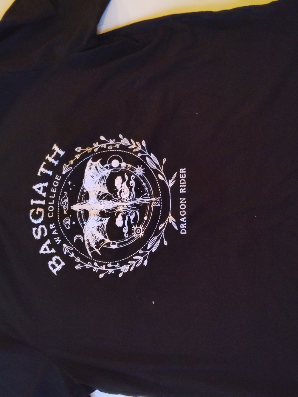 Black 'Dragon Rider' Graphic Men's Shirt